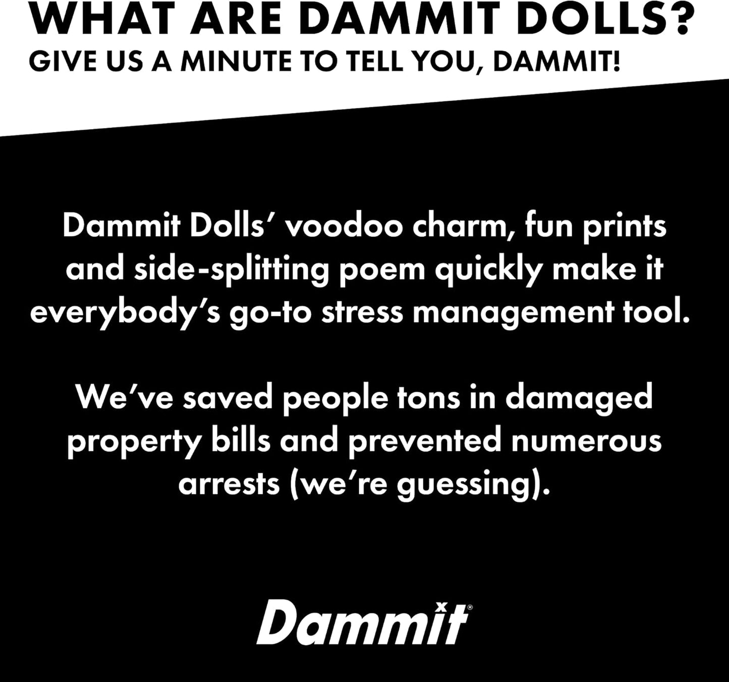 Limited Edition Dammit Skeleton Doll - Ultimate Stress Relief Gag Gift!