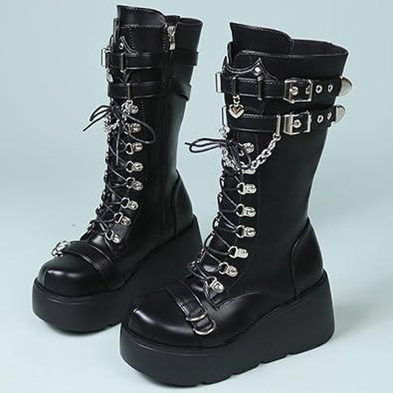 Gothic Giraffe Elevators: Knee High Style for the Leggy and Darkly Inclined!