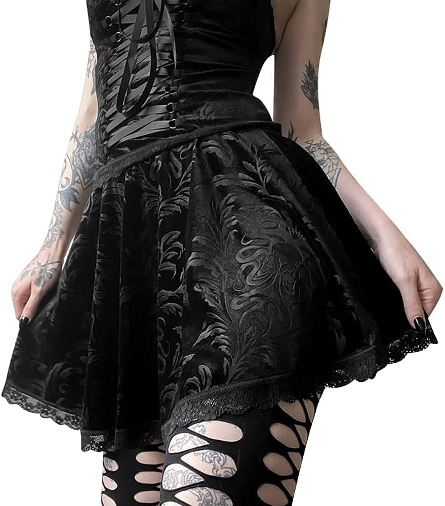 Gothic Princess Poodle Skirt: Lacy Frills for Your Inner Dark Fairy!