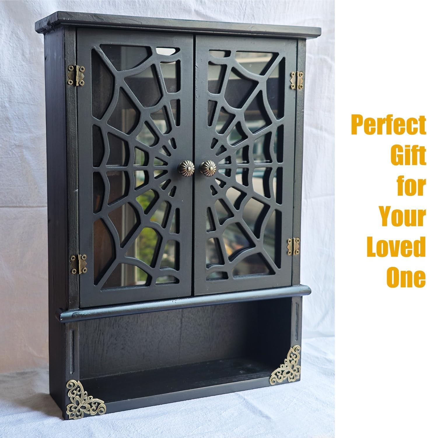 Haunted Spider Hangout: The Shelf That Scoffs at Your Decorating Skills!