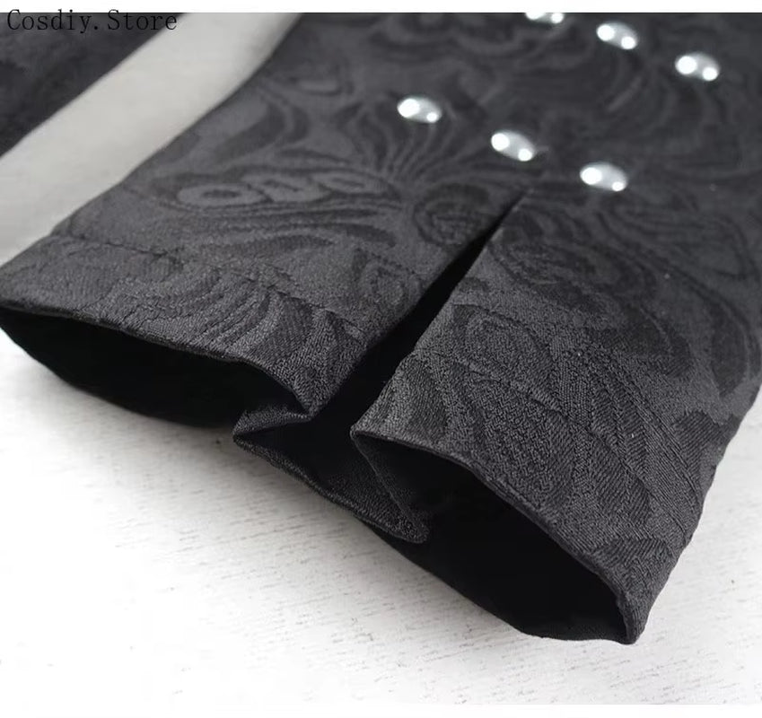 Gothic Superhero's Fancy Picnic Jacket: The Ultimate Dovetail Swallow Coat for Those Who Take Halloween Way Too Seriously!