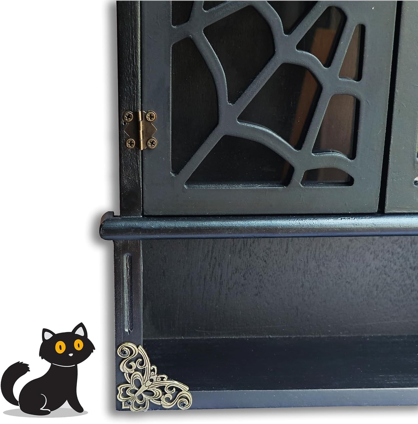 Haunted Spider Hangout: The Shelf That Scoffs at Your Decorating Skills!