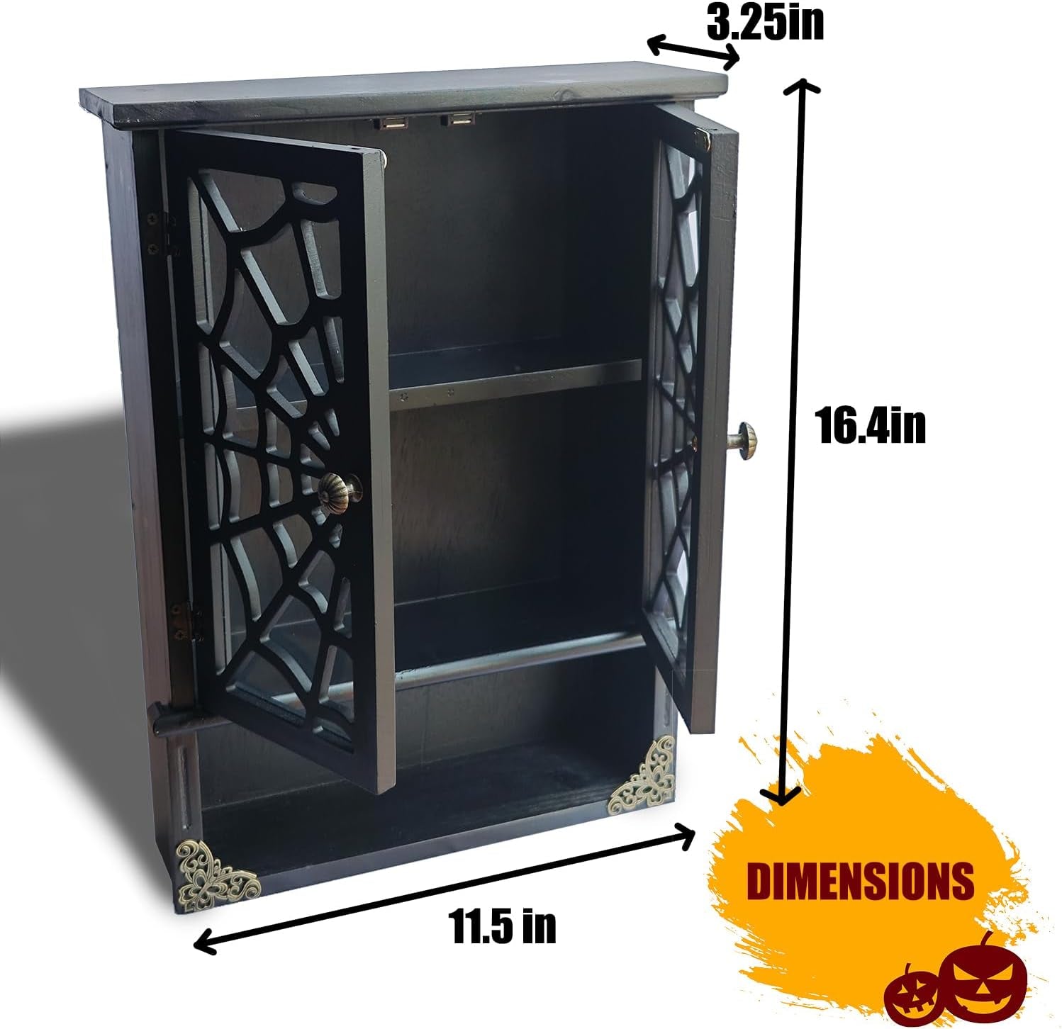 Haunted Spider Hangout: The Shelf That Scoffs at Your Decorating Skills!