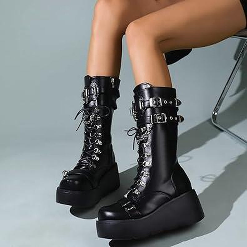 Gothic Giraffe Elevators: Knee High Style for the Leggy and Darkly Inclined!