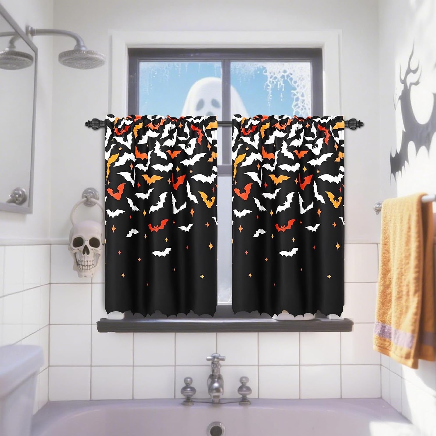 Spooky Chic: Bat-acular Blackout Curtains for Those Who Can’t Handle Daylight Savings!