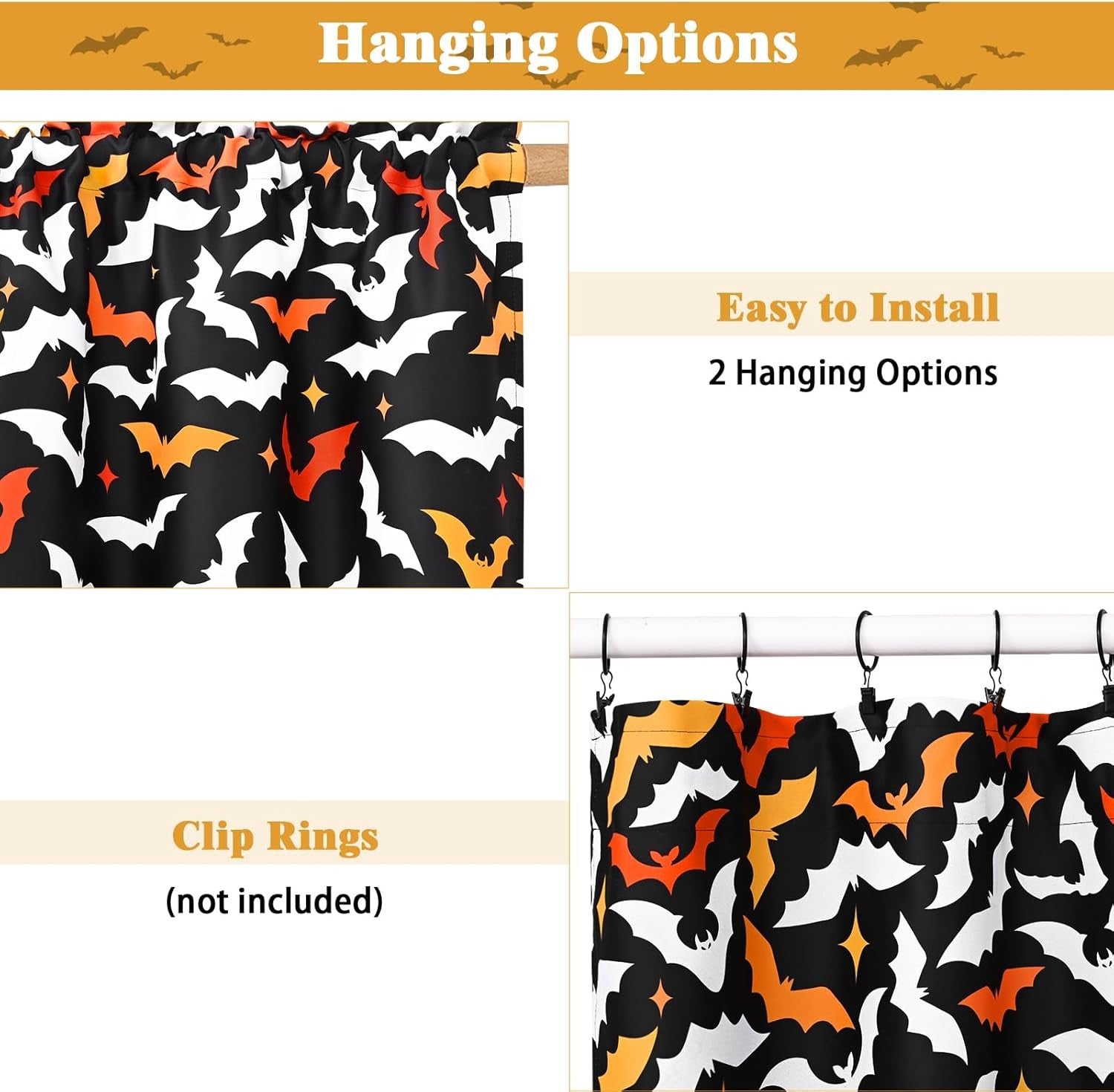 Spooky Chic: Bat-acular Blackout Curtains for Those Who Can’t Handle Daylight Savings!