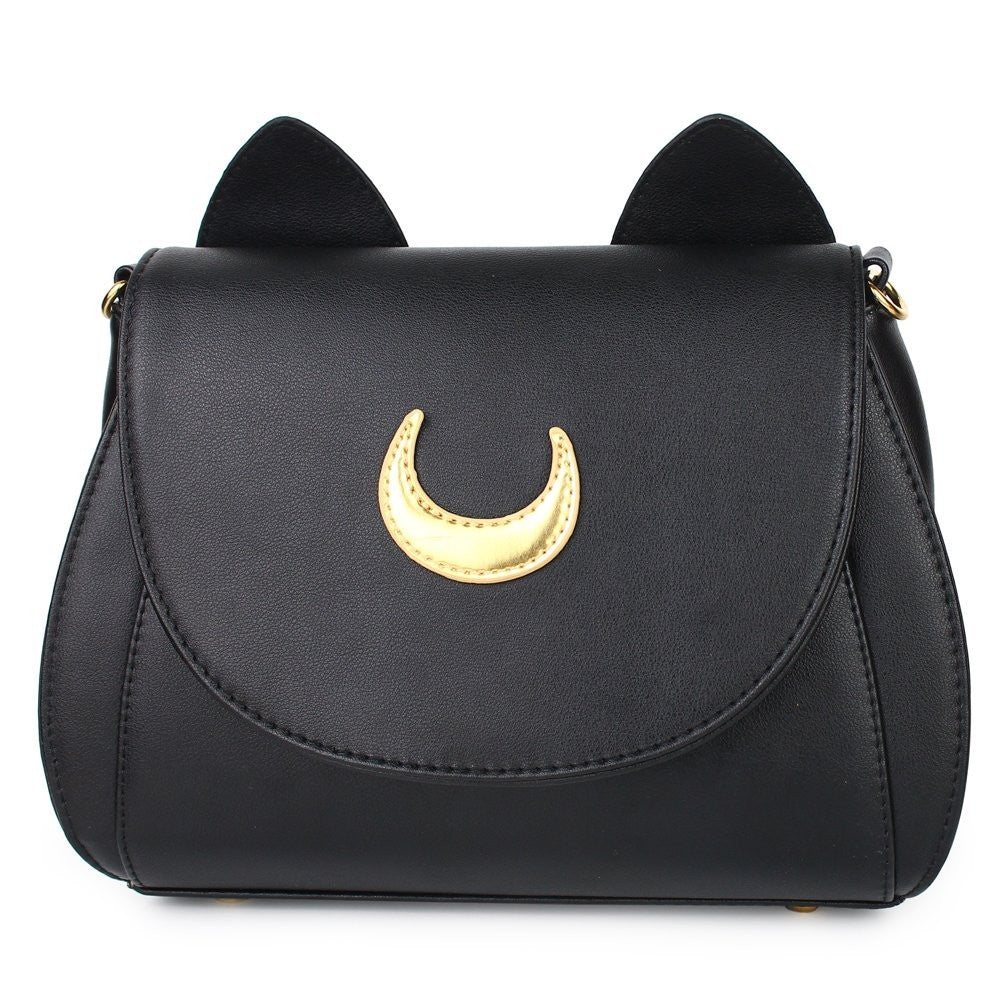 Cosmic Cat-venture Bags: Purr-sian Moonlight Purse for Your Inner Gothic Sailor Sensation!