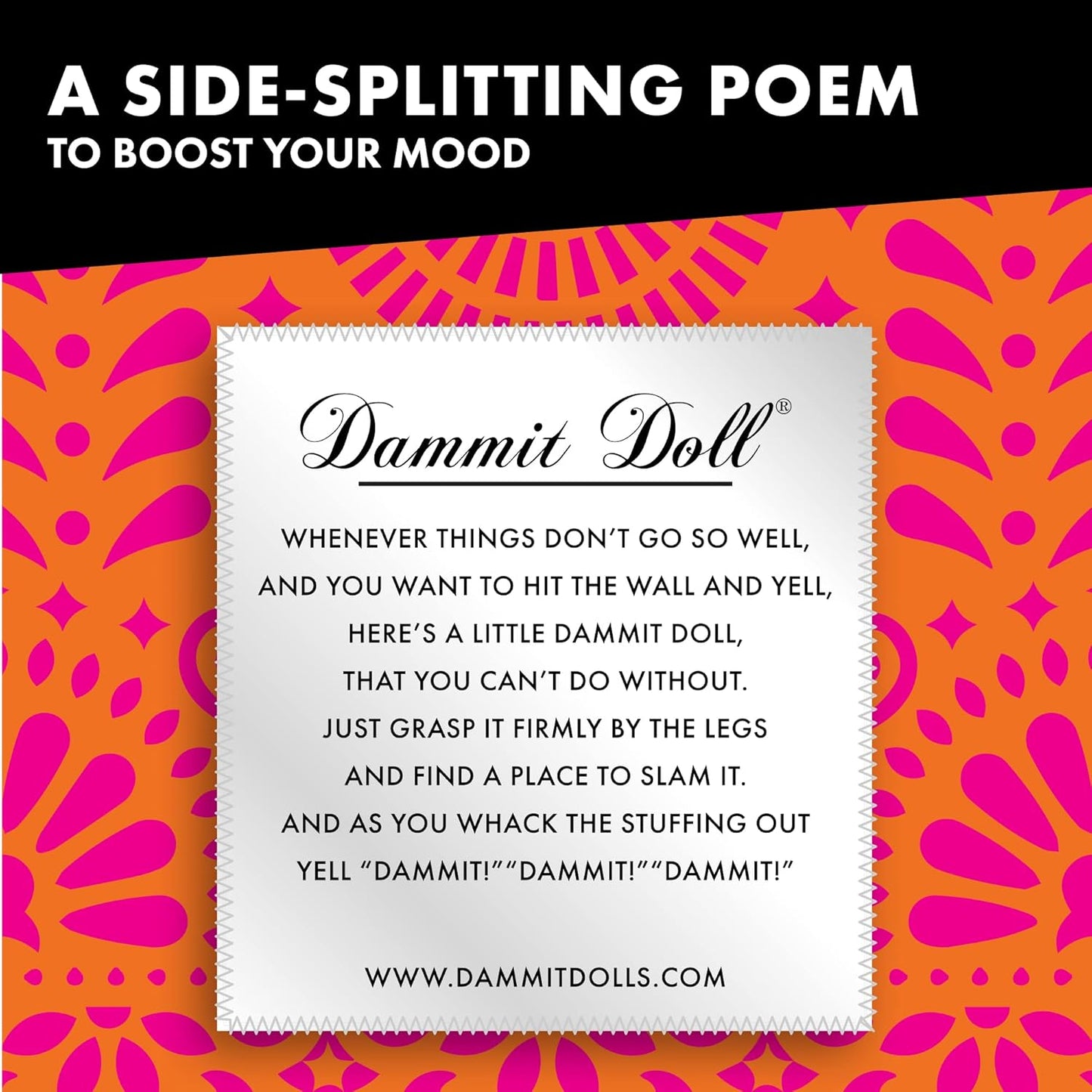 Limited Edition Dammit Skeleton Doll - Ultimate Stress Relief Gag Gift!