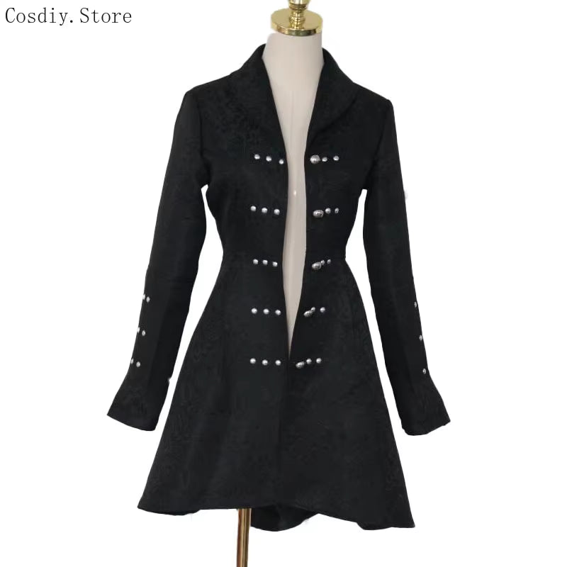 Gothic Superhero's Fancy Picnic Jacket: The Ultimate Dovetail Swallow Coat for Those Who Take Halloween Way Too Seriously!