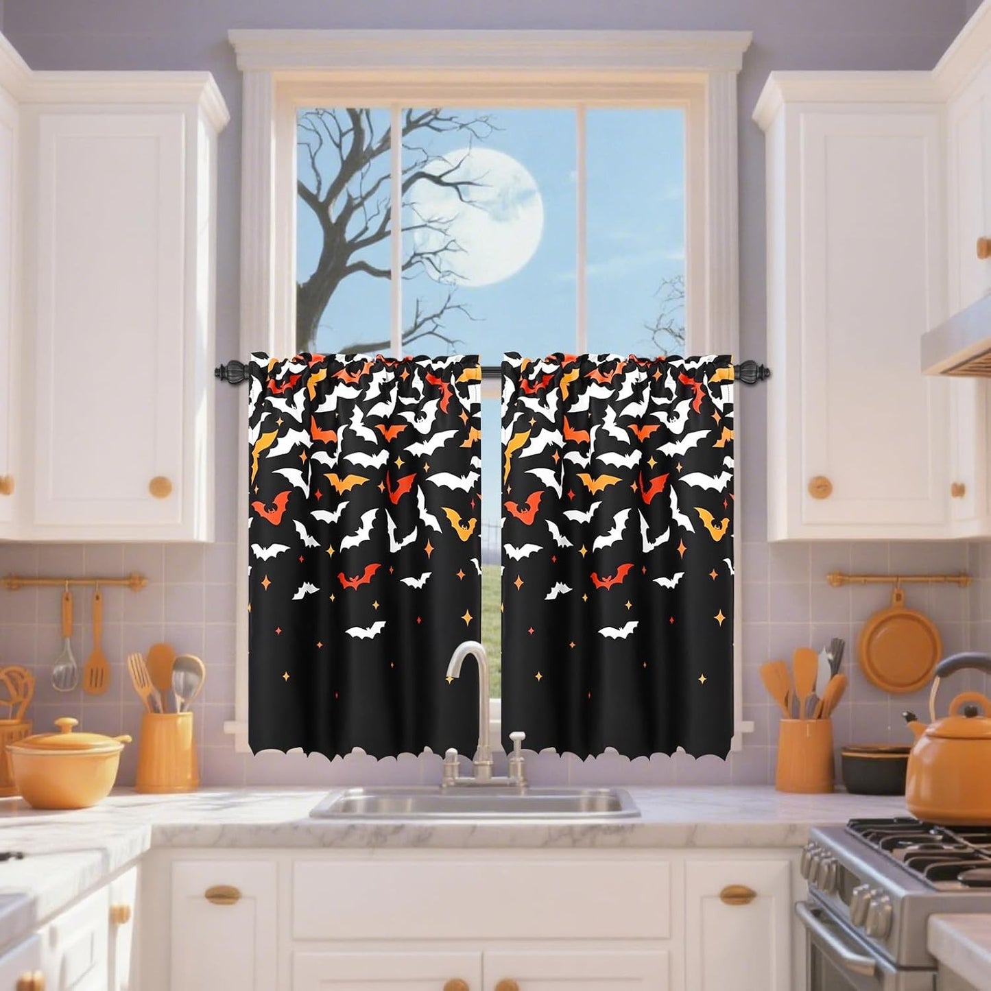 Spooky Chic: Bat-acular Blackout Curtains for Those Who Can’t Handle Daylight Savings!