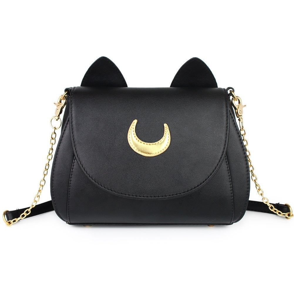 Cosmic Cat-venture Bags: Purr-sian Moonlight Purse for Your Inner Gothic Sailor Sensation!