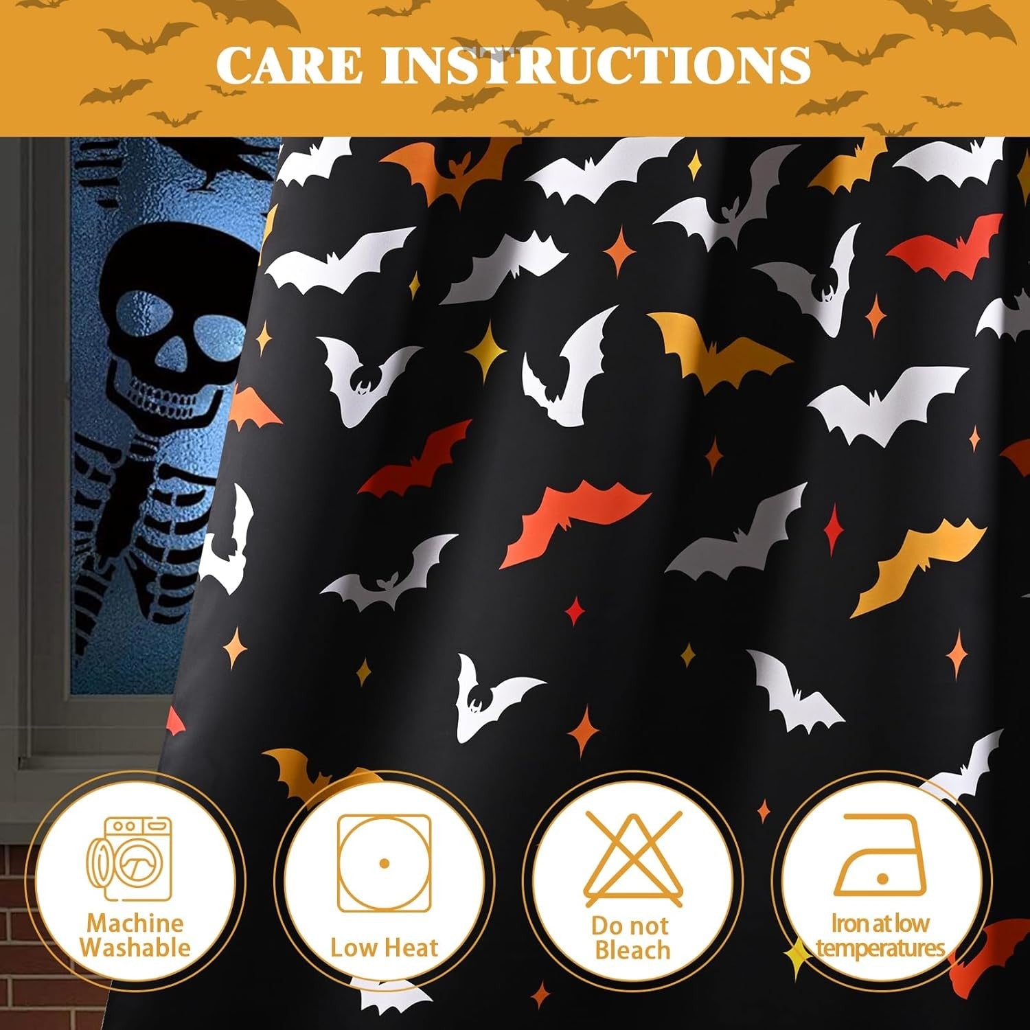 Spooky Chic: Bat-acular Blackout Curtains for Those Who Can’t Handle Daylight Savings!