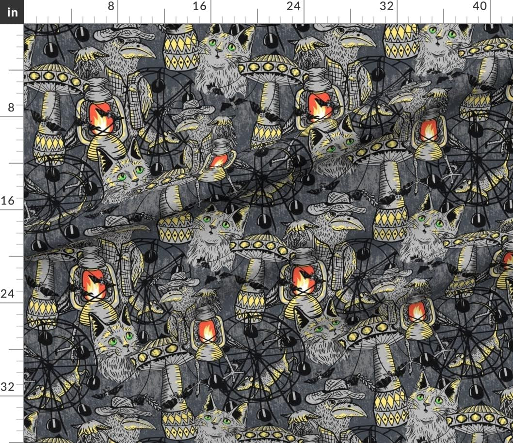 Batty Cat's Spooktacular Petal Power Cotton for Crafty Felines and Ghastly Grommets!