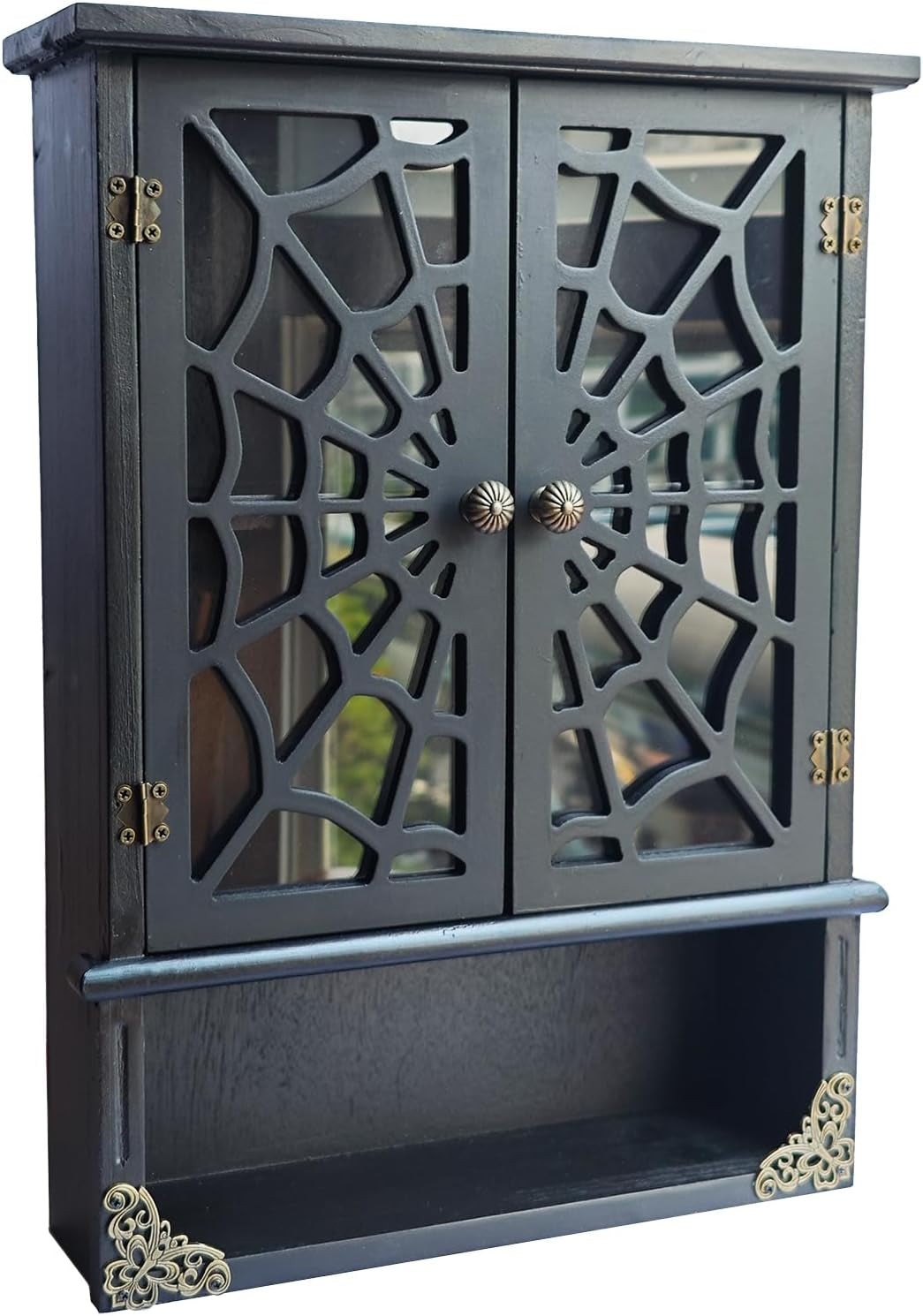 Haunted Spider Hangout: The Shelf That Scoffs at Your Decorating Skills!