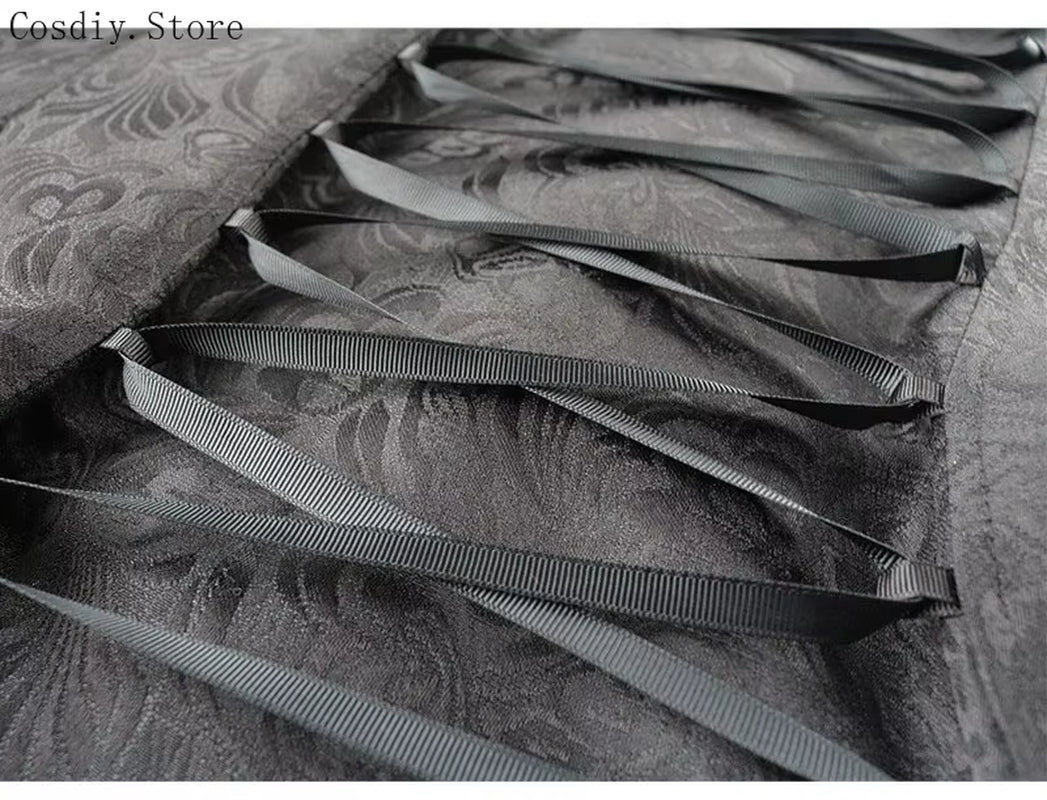 Gothic Superhero's Fancy Picnic Jacket: The Ultimate Dovetail Swallow Coat for Those Who Take Halloween Way Too Seriously!